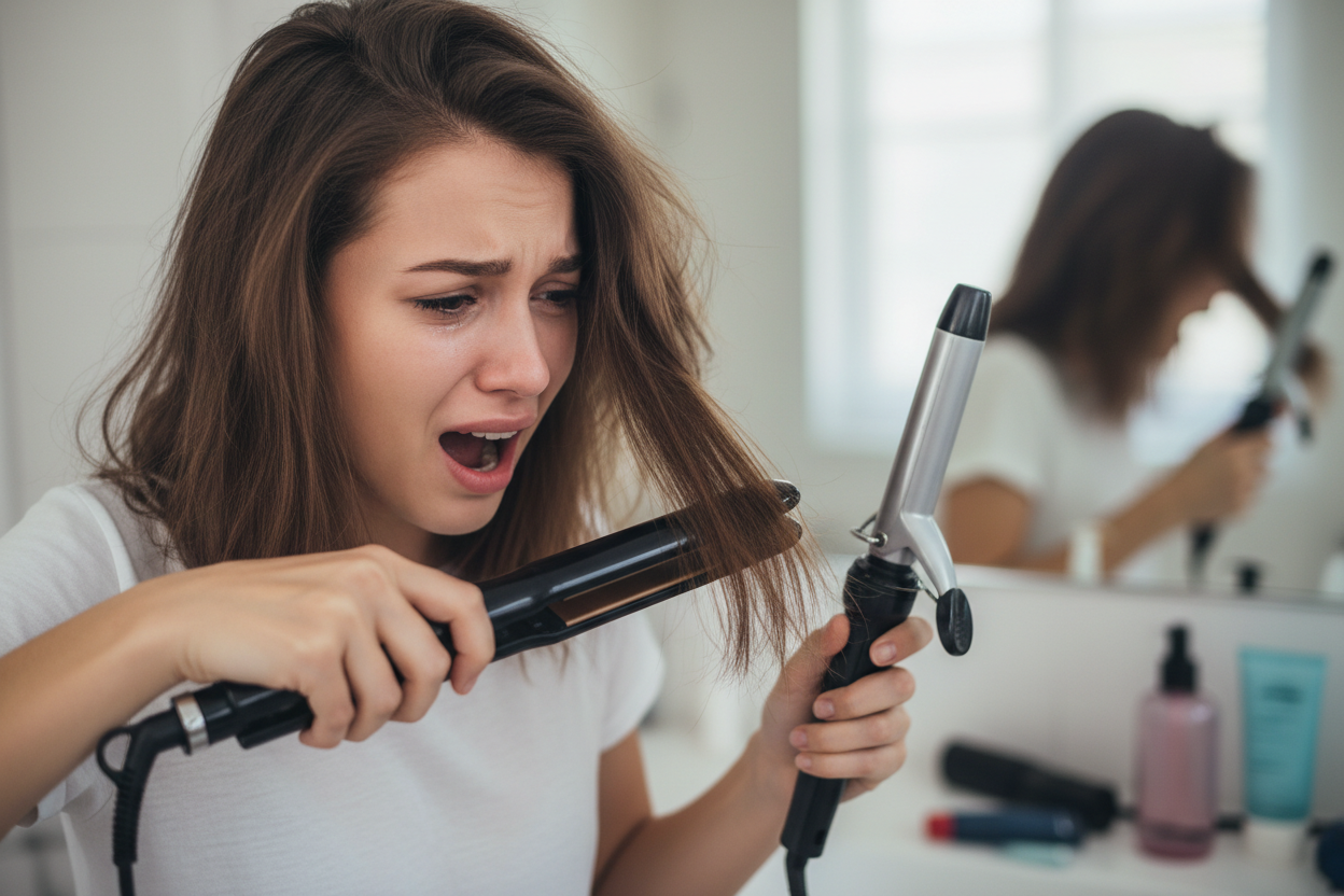 Comment garder des cheveux sains, même quand on utilise le fer tous les jours !